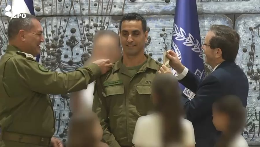 טקס חילופי המזכיר הביטחוני אצל הנשיא 