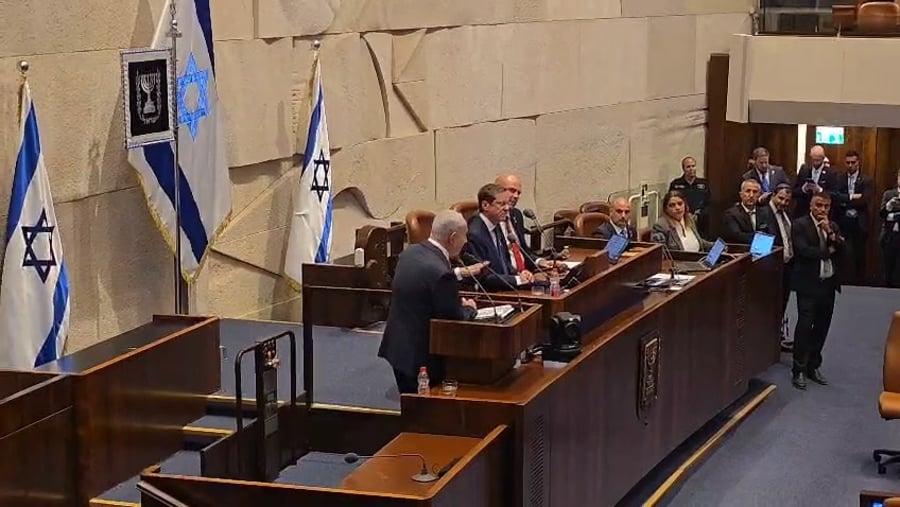 נתניהו בנאומו