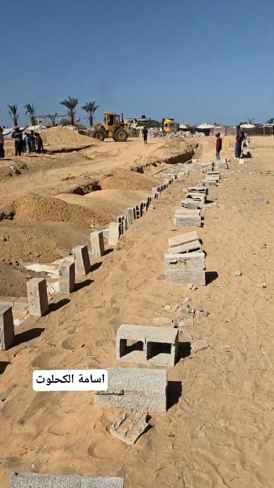 בית קברות למחבלים ברצועת עזה