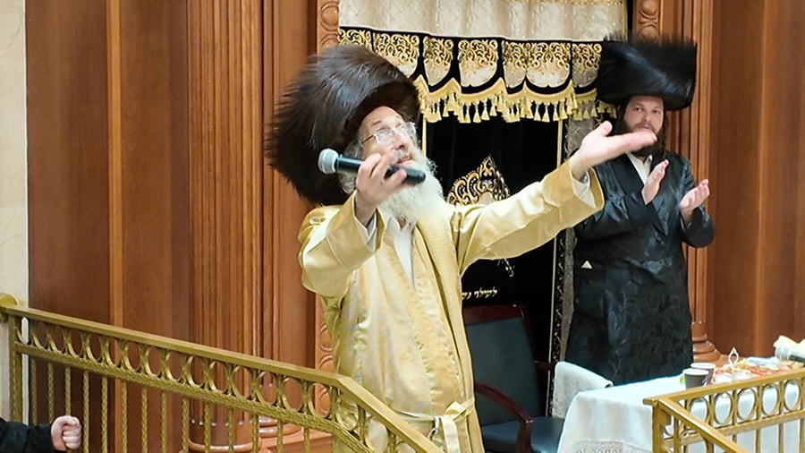 הרה"צ ר' אלימלך בידרמן, מוצ"ש בחיפה