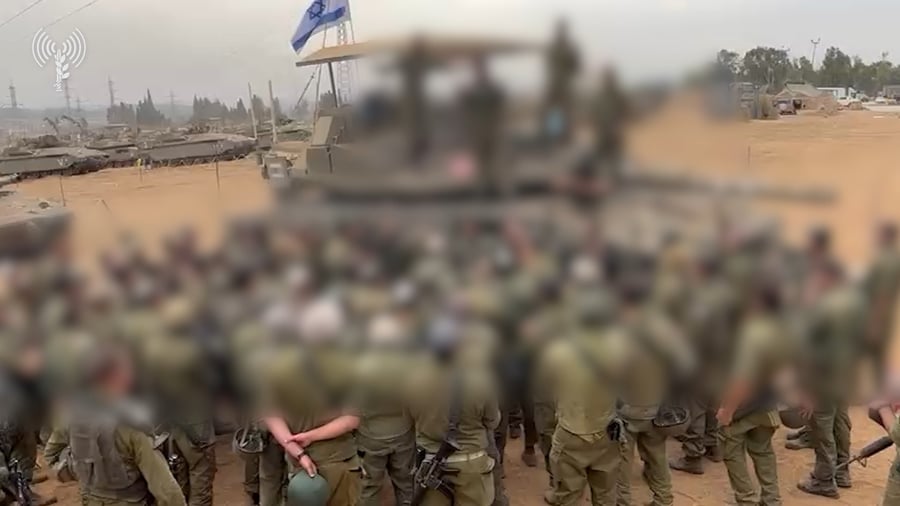 חטיבה 401 לפני הכניסה לרצועת עזה