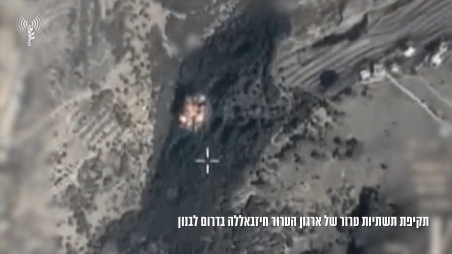 תיעוד מהתקיפות בלבנון