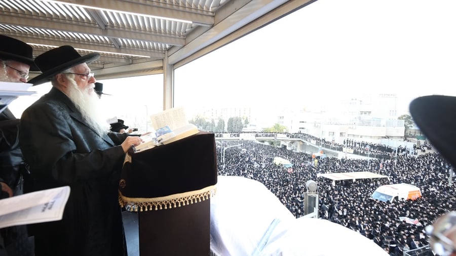 האדמו"ר מצאנז בעצרת המיליון - חשון תשפ"ו