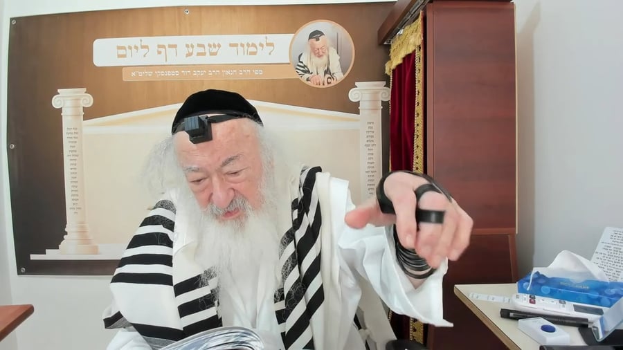 הרב יעקב דוד סטפנסקי בשיעור על מסכת חולין