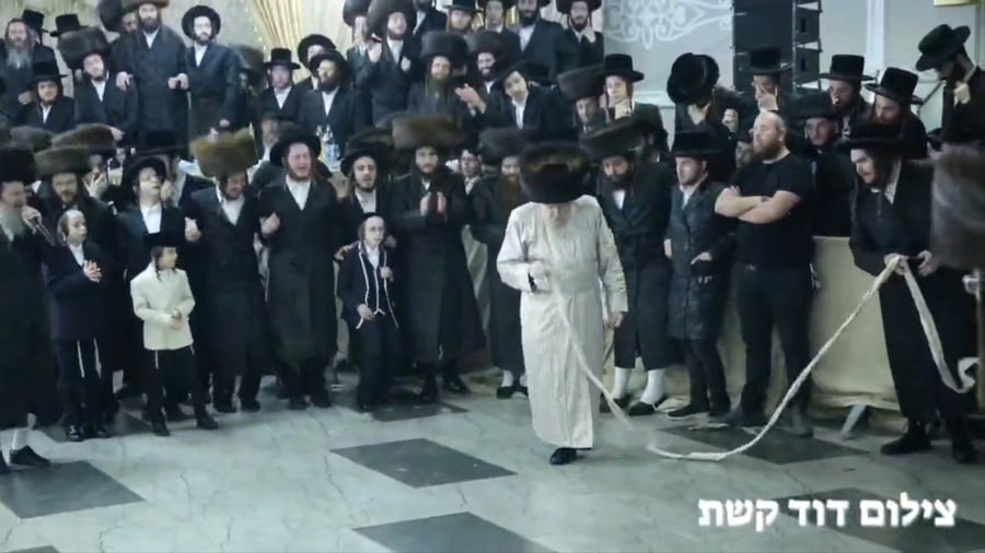 שמחת נישואי נכדת האדמו"ר מלעלוב ארה"ב