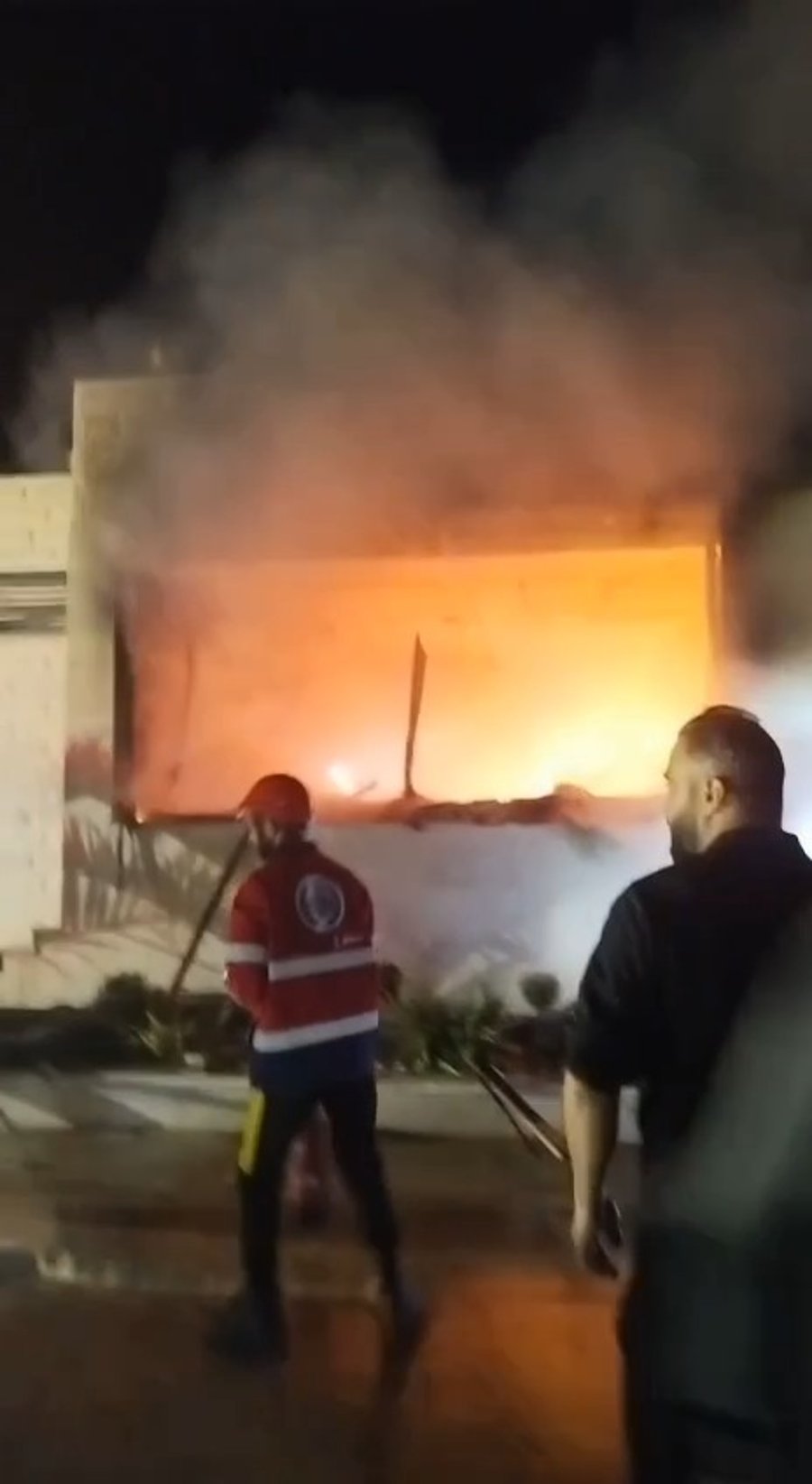 השריפה בכפר הפלסטיני