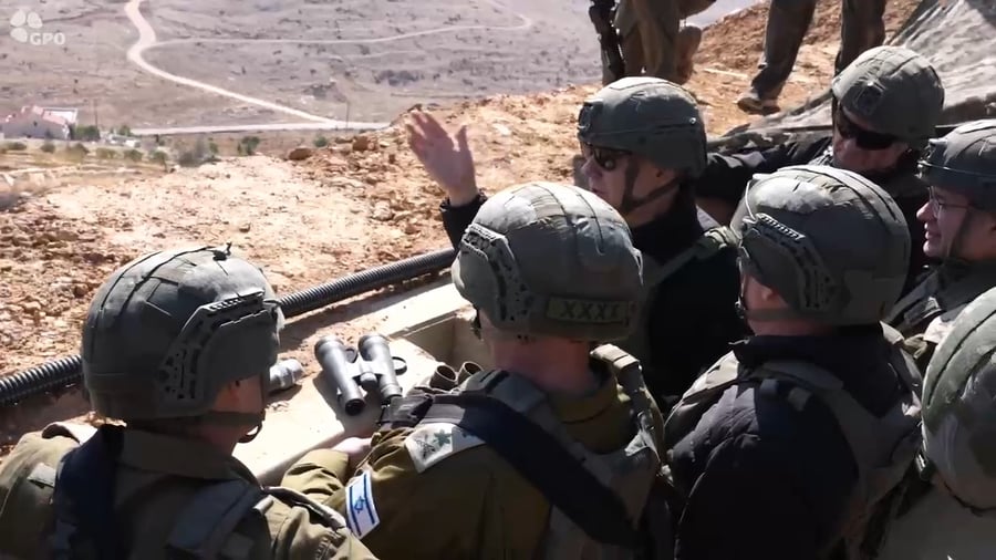 הסיור של רה"מ והצמרת הבכירה היום בסוריה