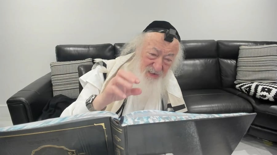 הרב יעקב דוד סטפנסקי בשיעור על מסכת בכורות