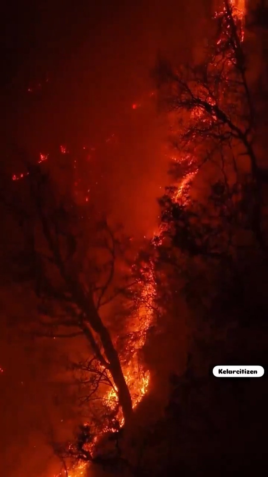 שריפת ענק באיראן
