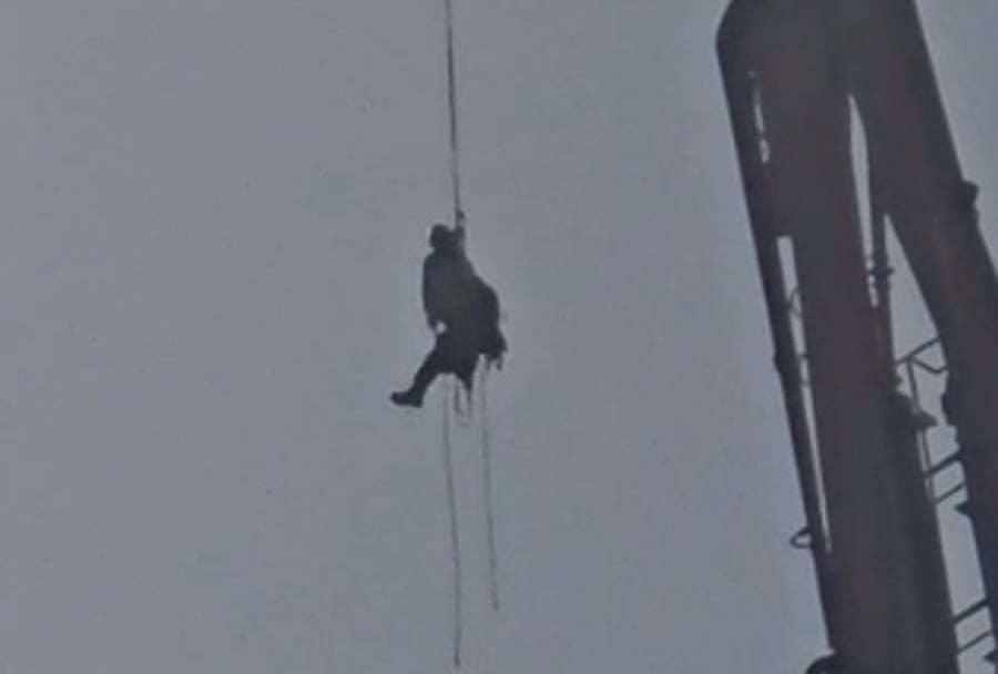 רגעי החילוץ הדרמטי