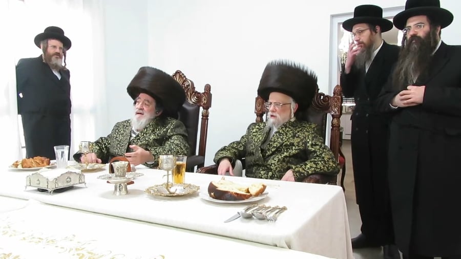 שמחת הברית לנין האדמו"רים מויז'ניץ וסערט ויז'ניץ