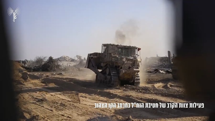 פעילות לוחמי צה"ל במרחב הקו הצהוב ברצועה