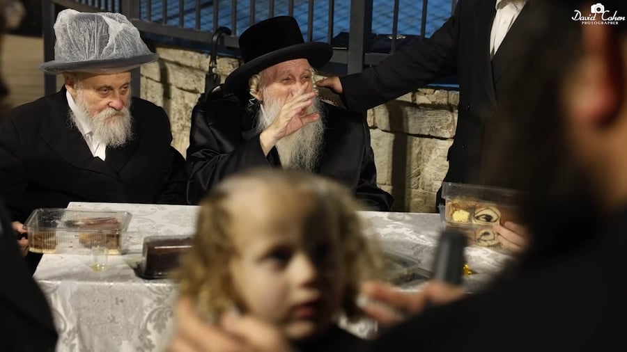 שמחת החלאקה לנין האדמו"ר מטשארנאביל במירון