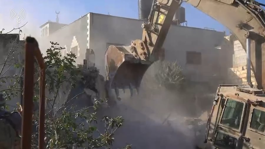 הריסת בית המחבל בחטיבת מנשה