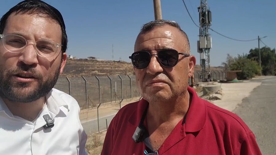 שבועיים אחרי הטבח בא-סווידא, עם ד"ר סאלים ספאדי בגבול ישראל סוריה