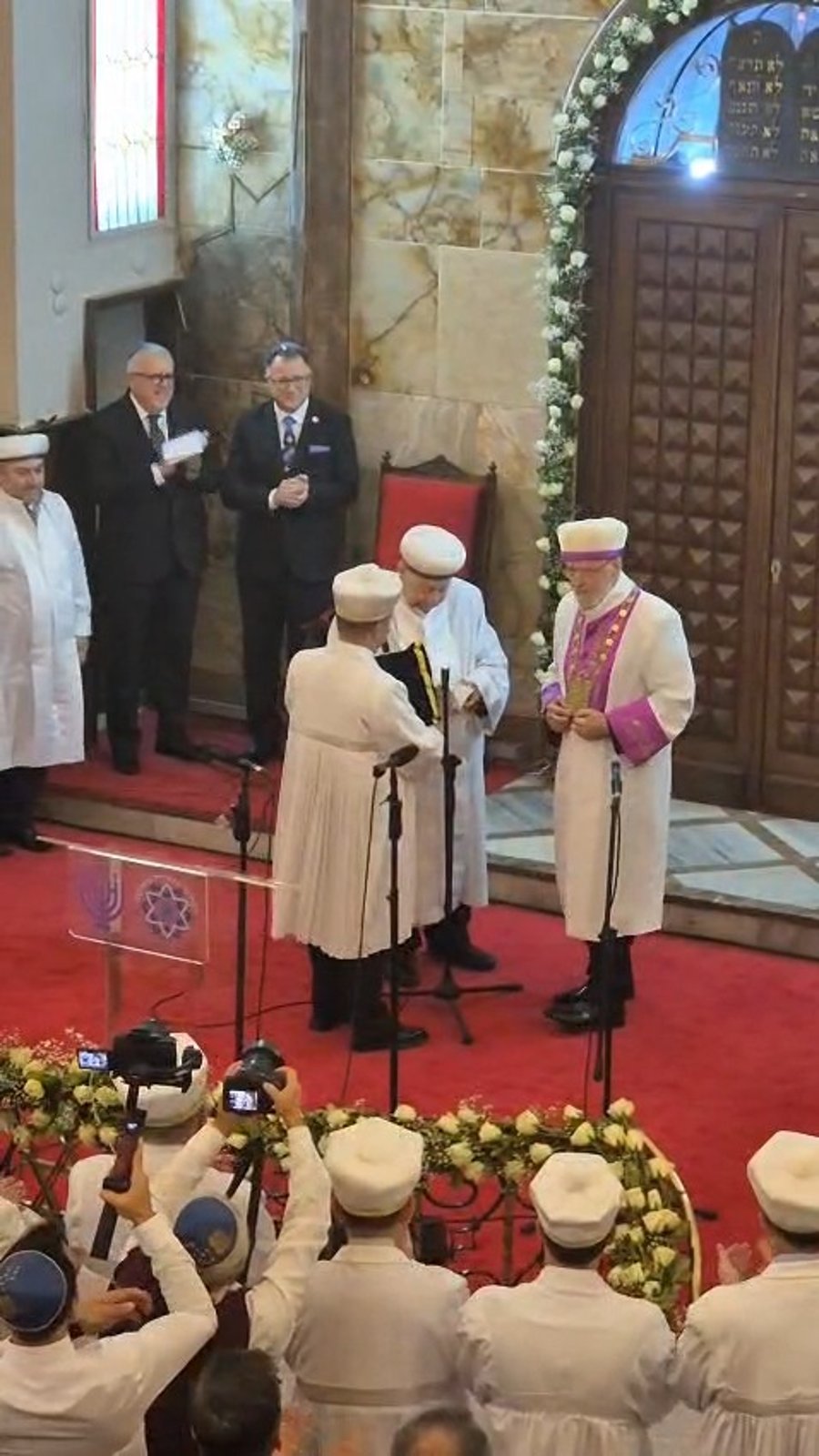 טקס הכתרת חכם באשי 