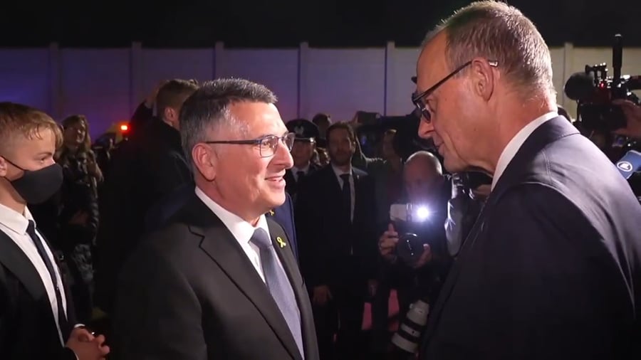 קנצלר גרמניה נחת בנתב"ג