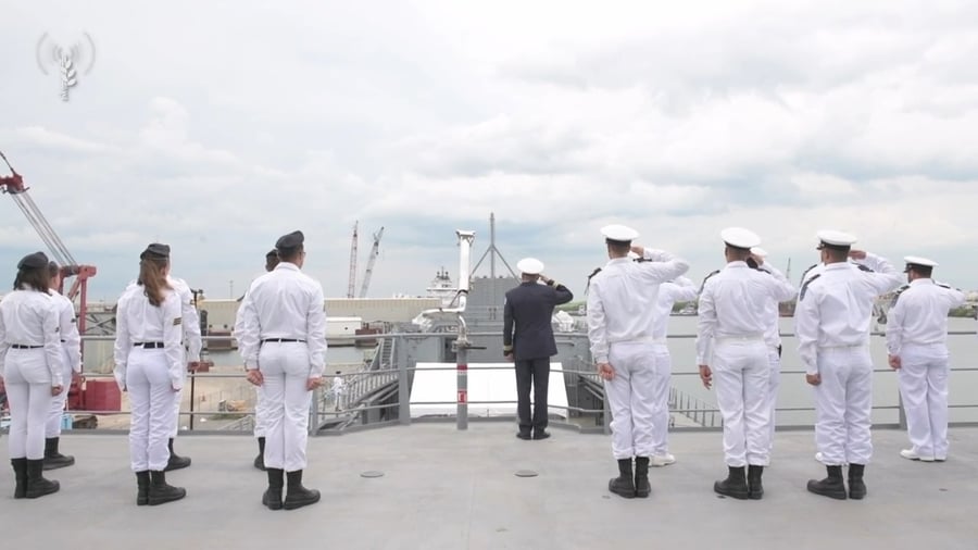 טקס מסירת הנחתת אח"י נחשון מארה"ב לישראל | את"צ