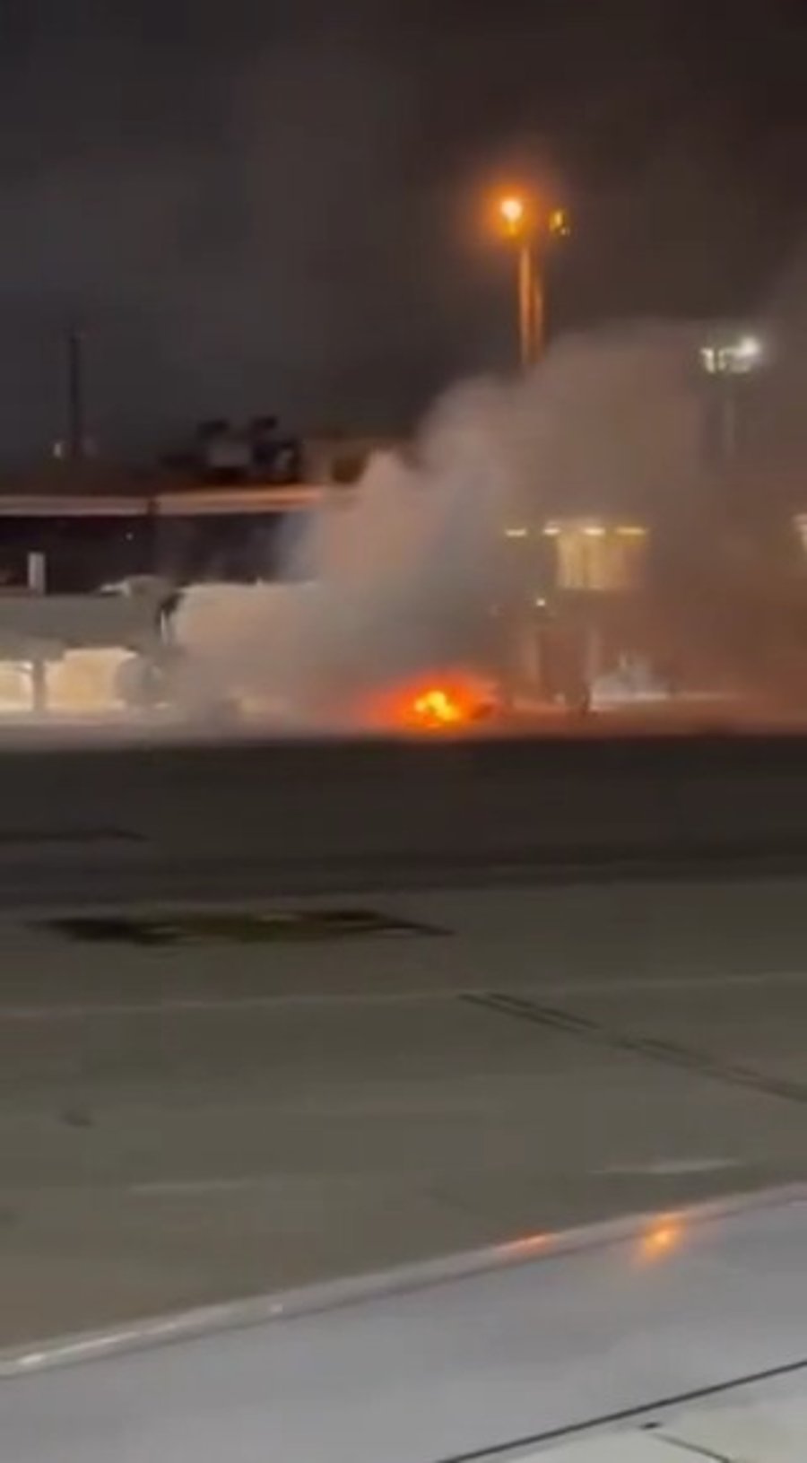 השריפה במסלול