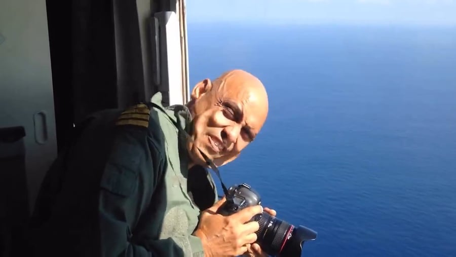 התיעוד מהמטוס