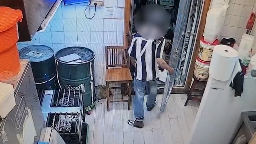 תיעוד הפריצה למסעדה