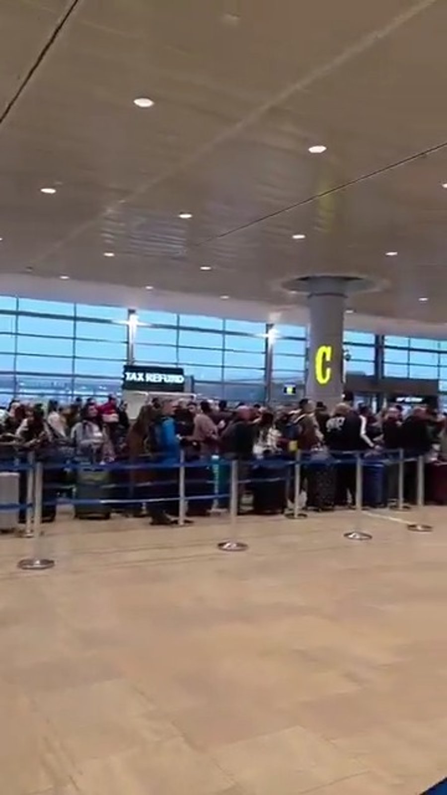 העומס בנתב"ג כעת