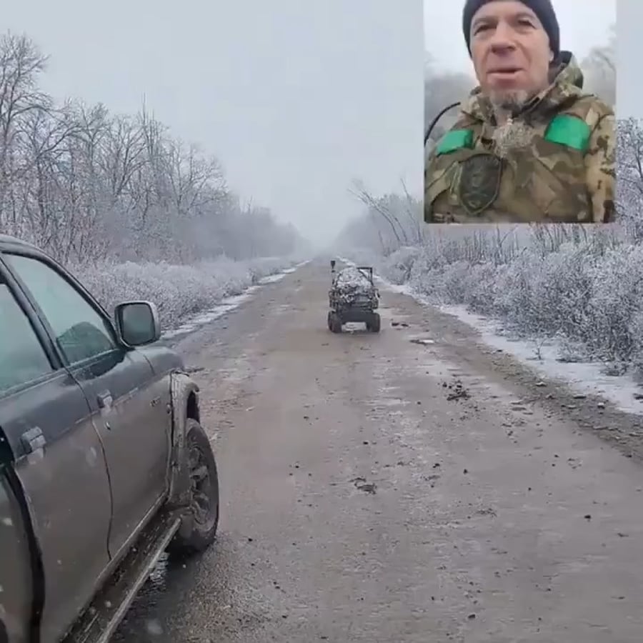 רובוט בחזית הרוסית אוקראינית 