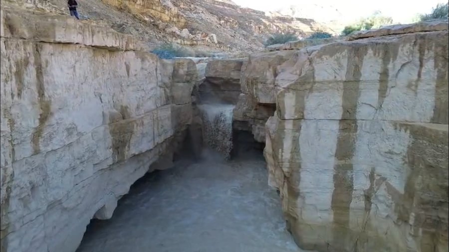 הזרימה בנחל צין