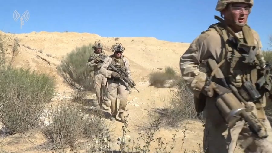 אימון משותף של צה"ל עם המארינס