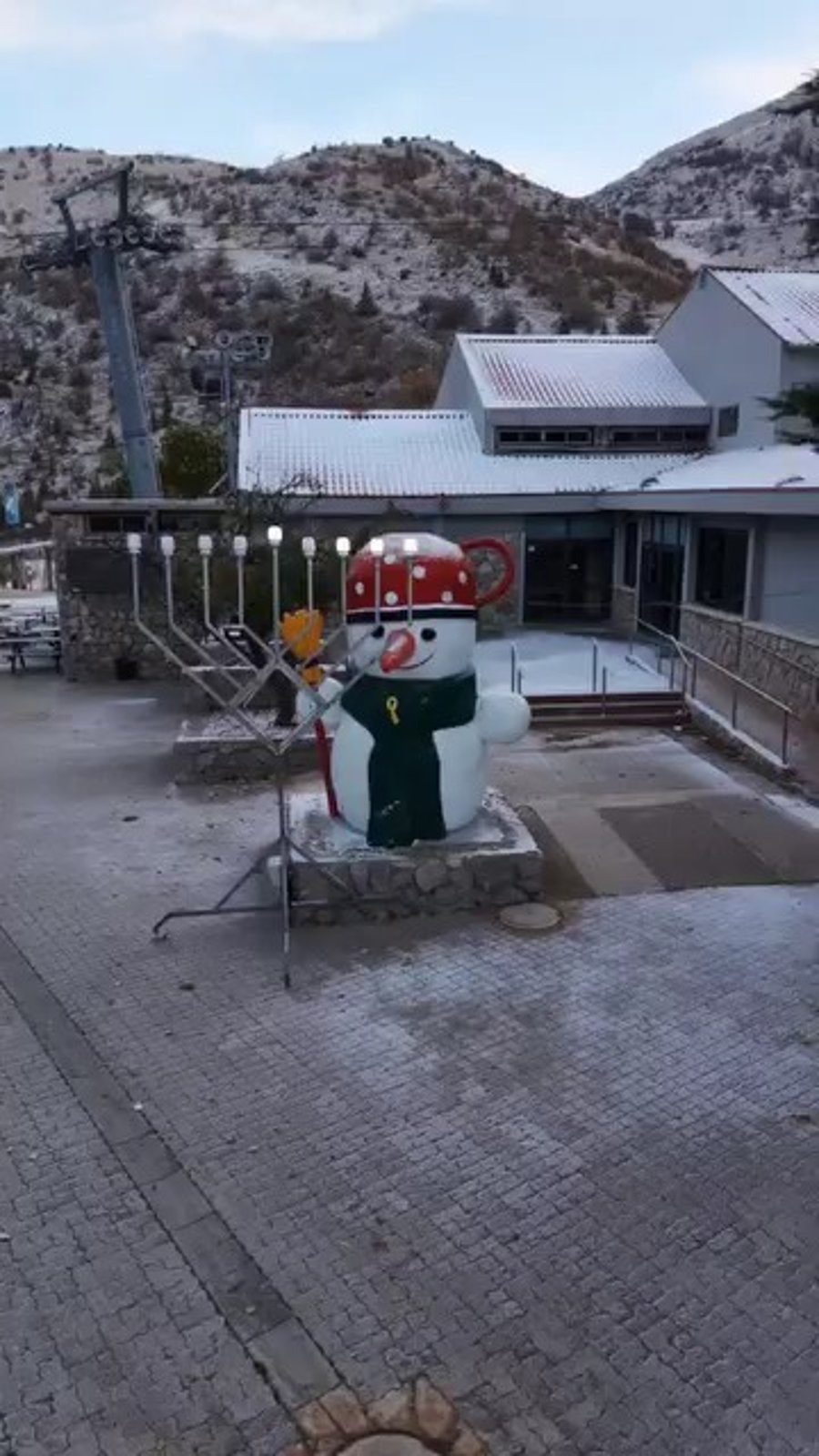 החרמון, הבוקר