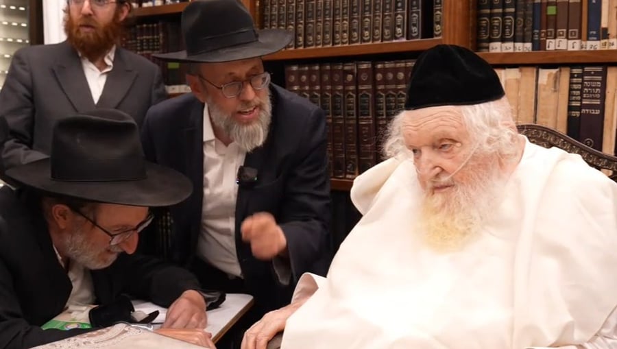 ד"ר בנימין סורובסקי אצל הגר"מ שטרנבוך