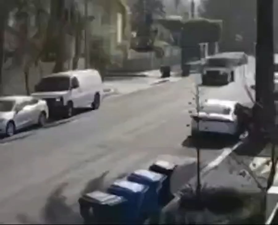 הסרטון הדרמטי של ההתנגשות