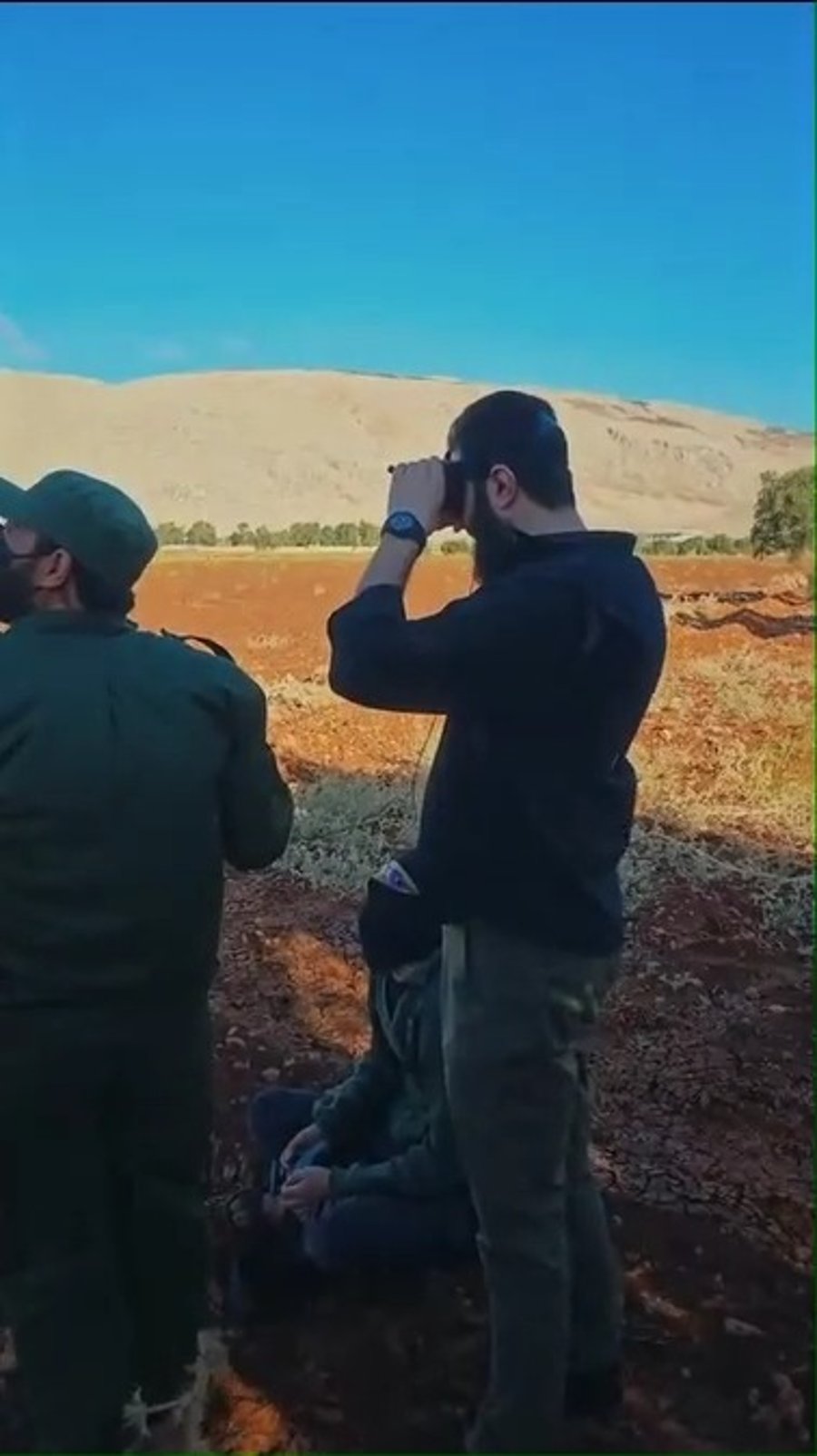 נשיא סוריה במפקח על התקדמות הצבא