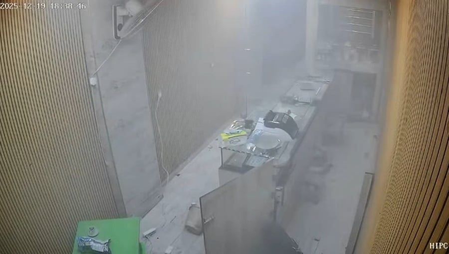 תיעוד הירי בחנות התכשיטים