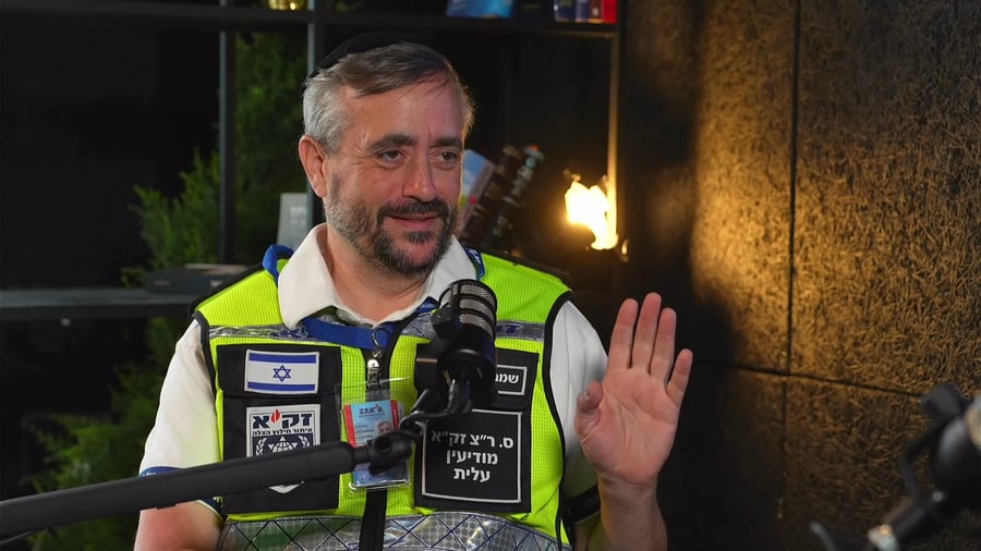 מתנדב זק"א שמחה גריינמן בריאיון