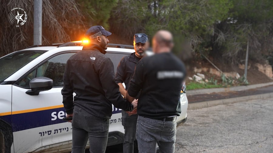 תיעוד חלק מהמעצרים של החשודים במעשים