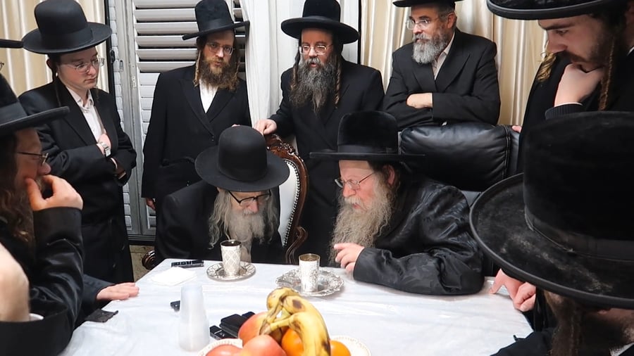 האדמו"ר מאמשינוב בביקור אצל האדמו"ר מקוזמיר