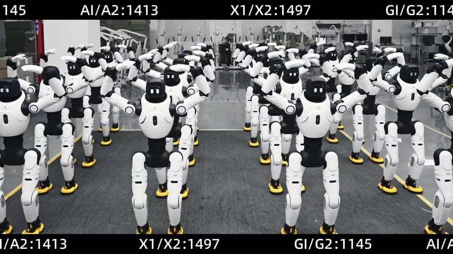 AGIBOT מכריזה רשמית על השקת הרובוט ההומנואידי ה-5,000 שלה, המיוצר בייצור המוני. 