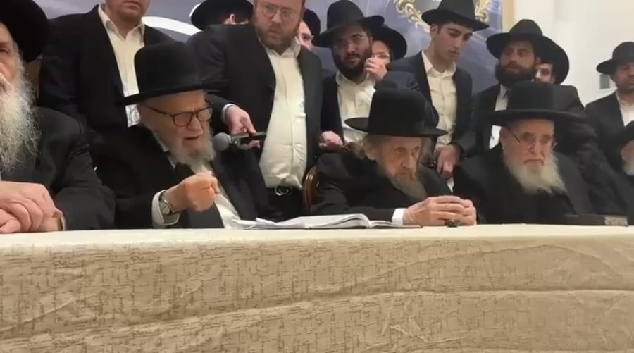 ראש הישיבה בדבריו