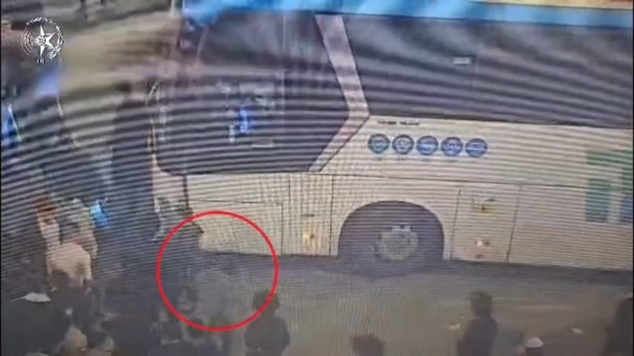 תיעוד האסון במהלך ההפגנה 