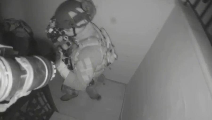 רגע המעצר ברמאללה