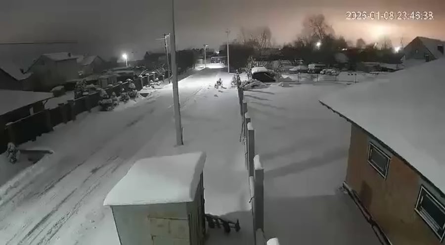 תיעוד אוקראיני של הטיל קורע את האטמוספירה