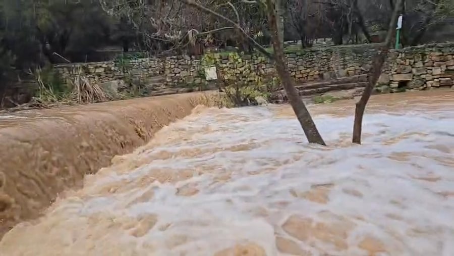 הגן הלאומי עין חמד, זרימה מרשימה