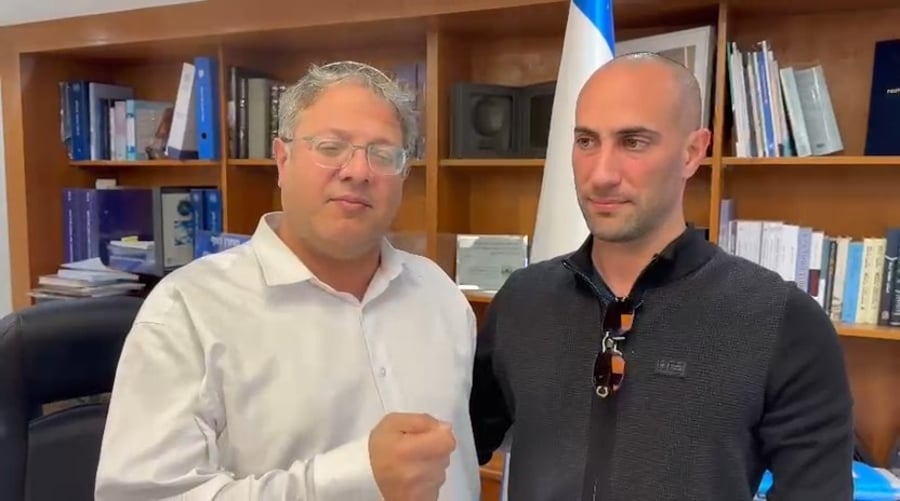 אוראל עם השר בן גביר