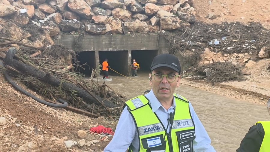 חיים וינגרטן סמנכ"ל המבצעים בזק"א, מהמשך החיפושים בנחל מודיעין