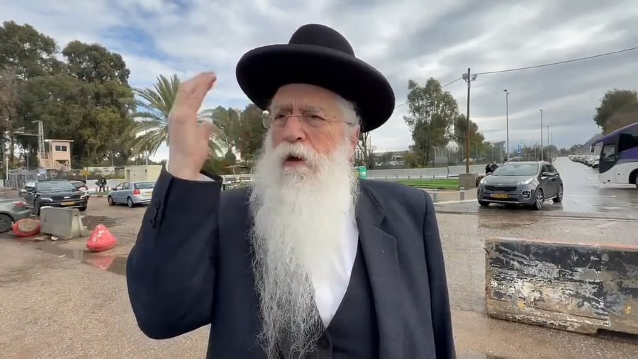 דבריו של פרוש ביציאה מהכלא הצבאי