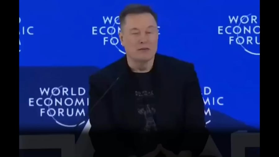 "אני חייזר", דברי מאסק בכנס