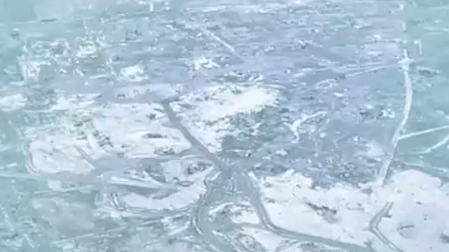 תיעוד מהשמדת תוואי תת-קרקעי באורך של כארבעה קילומטרים