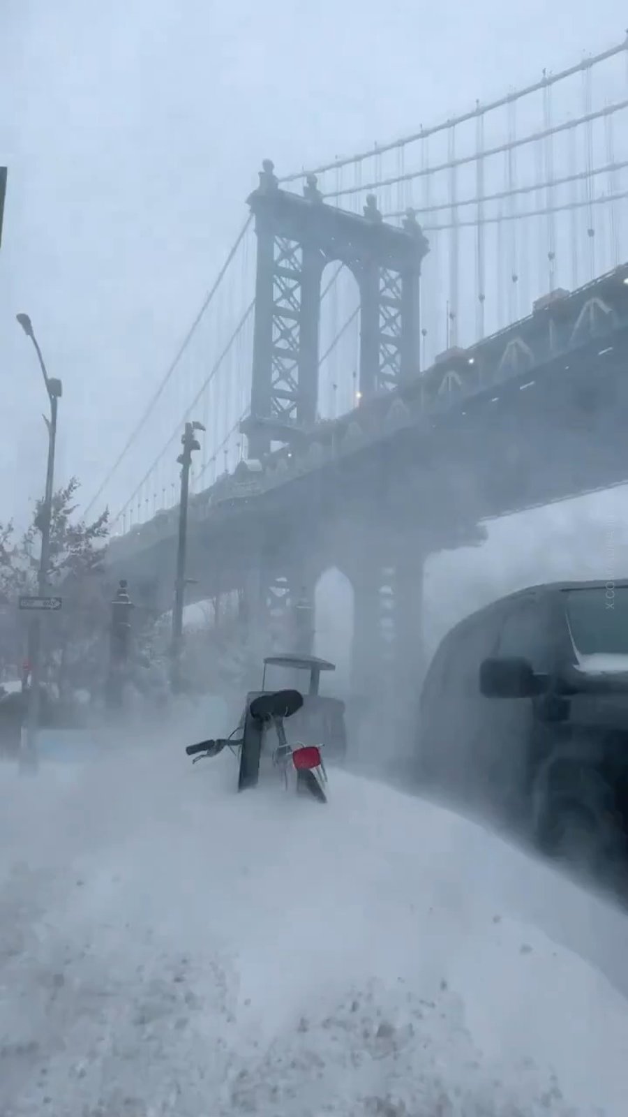 מהסערה בארצות הברית, והמדפים המרוקנים בחנויות