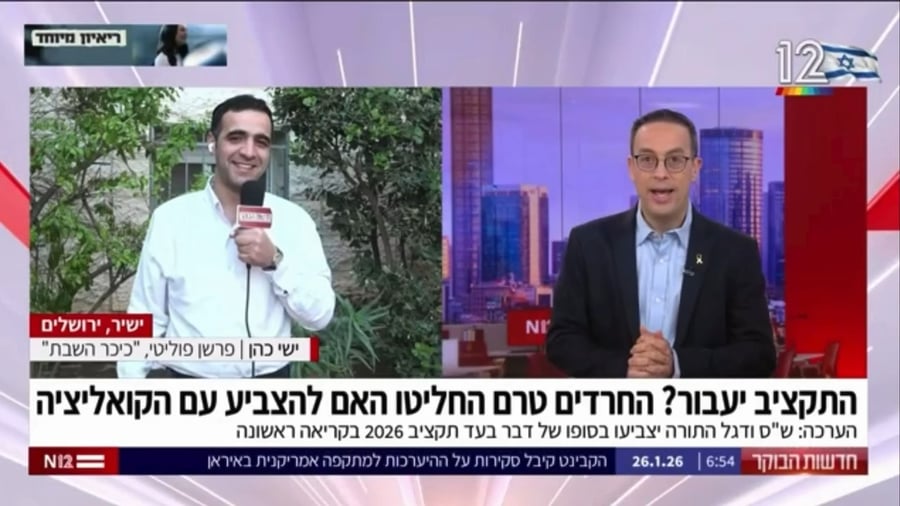 צפו בפרשנות של ישי כהן אצל ניב רסקין